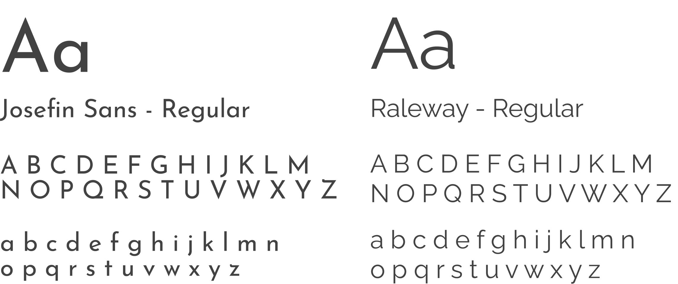 Serica brand typography